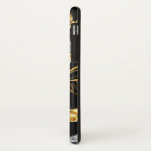 Goud en witte vlinders Case-Mate iPhone case (Achterkant/links)