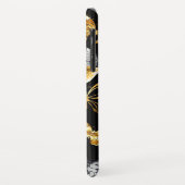 Goud en witte vlinders Case-Mate iPhone case (Achterkant/links)