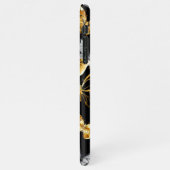 Goud en witte vlinders iPhone hoesje (Linkerkant)