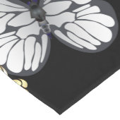 Goud en witte vlinders korte tafelloper (Hoek)