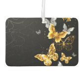 Goud en witte vlinders luchtverfrisser (Achterkant)