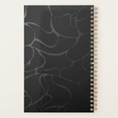 Goud en witte vlinders planner (Achterkant)