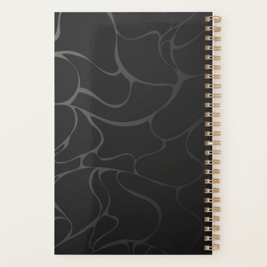 Goud en witte vlinders planner (Achterkant)