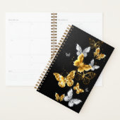 Goud en witte vlinders planner (Display)