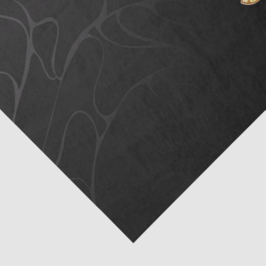 Goud en witte vlinders tissuepapier (Detail)