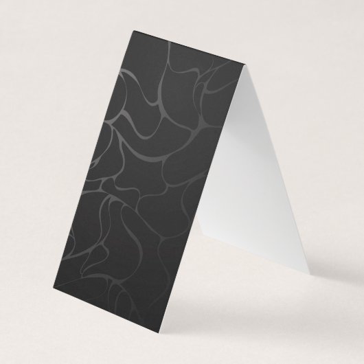 Goud en witte vlinders visitekaartje (Voorkant)