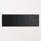 Goud en witte vlinders yogamat (Achterkant (horizontaal))