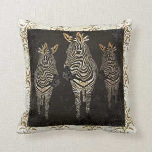  goud en witte Zebras MoJo Kussens