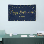 Goud en zeemacht | Happy Retirement Party Banner (Beurs)