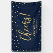 Goud en zeemacht | Moderne kasten Alle gelegenhede Spandoek (Verticaal)