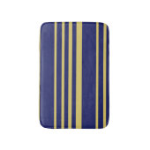 Goud- en zeemijpstrepen badmat (Voorkant Verticaal)