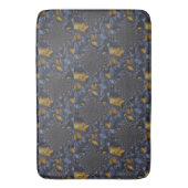 Goud en Zilver Blauw Gesmolten Metaal Badmat (Voorkant Verticaal)