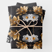 Goud en zilver Bruiloft Cadeau Wrapping Papier Bla Inpakpapier Vel (In situ)