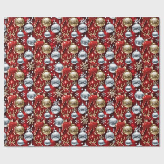 Goud en zilver cadeaupapier (Vlak)