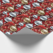 Goud en zilver cadeaupapier (Hoek)