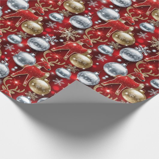 Goud en zilver cadeaupapier (Hoek)