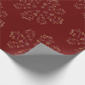 Goud en zilver cadeaupapier (Hoek)