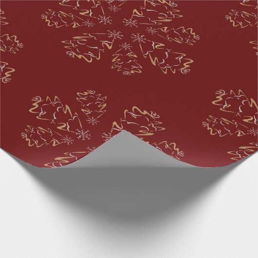 Goud en zilver cadeaupapier (Hoek)