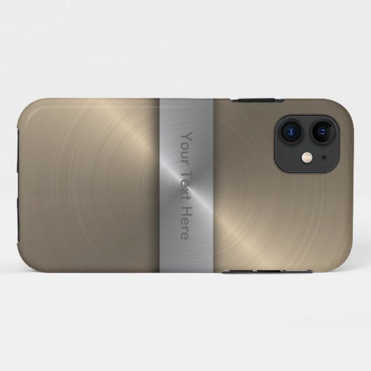 Goud en zilver Case-Mate iPhone case (Achterkant (horizontaal))