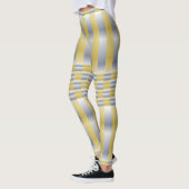 Goud en Zilver (Checkers en Stripes) Leggings (Links)