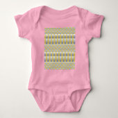 Goud en Zilver (Checkers en Stripes) Romper (Voorkant)