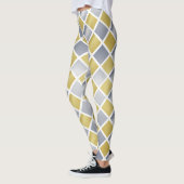 Goud en Zilver (Diamond Checkered) Leggings (Links)