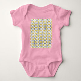 Goud en Zilver (Diamond Checkered) Romper