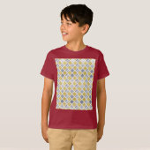 Goud en Zilver (Diamond Checkered) T-shirt (Voorkant volledig)