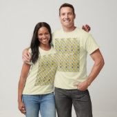 Goud en Zilver (Diamond Checkered) T-shirt (Unisex)