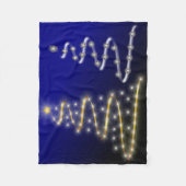 Goud en zilver- fleece deken (Voorkant)