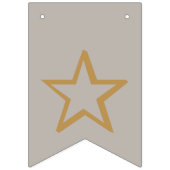 Goud en Zilver Gelukkig Nieuwjaar Vlaggetjes (Eerste vlag)