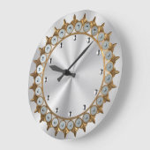 goud en zilver grote klok (Hoek)