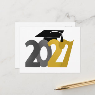 Goud en Zilver Klas van 2027 Afstuderen Briefkaart