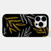 Goud en zilver laten persoonlijke telefoontas Case-Mate iPhone case (Achterkant (horizontaal))