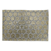 Goud en Zilver Luxe Design Collectie Set van Kussensloop (Achterkant-Links)