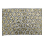 Goud en Zilver Luxe Design Collectie Set van Kussensloop (Voorkant-Rechts)