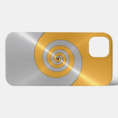 Goud en zilver Roestvrij blik Hoesje-Ma Case-Mate iPhone Case (Achterkant (horizontaal))