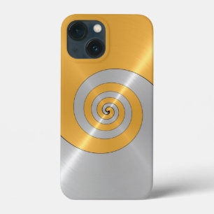 Goud en zilver Roestvrij blik Hoesje-Ma Case-Mate iPhone Case