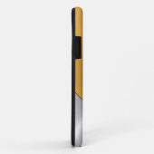 Goud en zilver Roestvrij glanzend metaal Case-Mate iPhone Case (Achterkant/rechts)