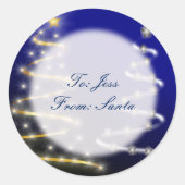 Goud en zilver- ronde sticker (Voorkant)