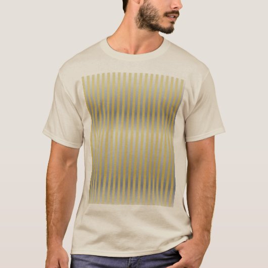 Goud en Zilver (Strepen) T-shirt (Voorkant)