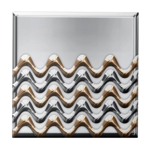 goud en zilver tegeltje (Voorkant)