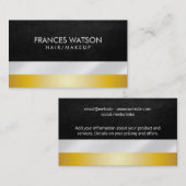 Goud en zilver visitekaartje (Voorkant / Achterkant)