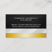 Goud en zilver visitekaartje (Achterkant)