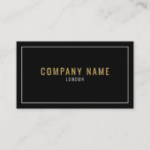 Goud en zilver visitekaartje (Voorkant)