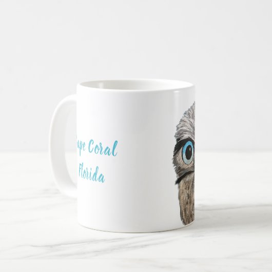 Goud en zilverboeiend kieuwhuis koffiemok (Voorkant links)