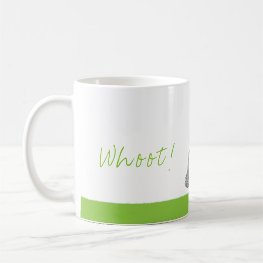 Goud en zilverboeiend kieuwhuis koffiemok (Links)