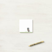 Goud en zilverboeiend kieuwhuis post-it® notes (Op bureau)