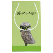 Goud en zilverboeiend kousenschilder klein cadeauzakje (Achterkant)