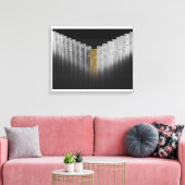 Goud- en zilverdominosen canvas afdruk (Insitu (Woonkamer))